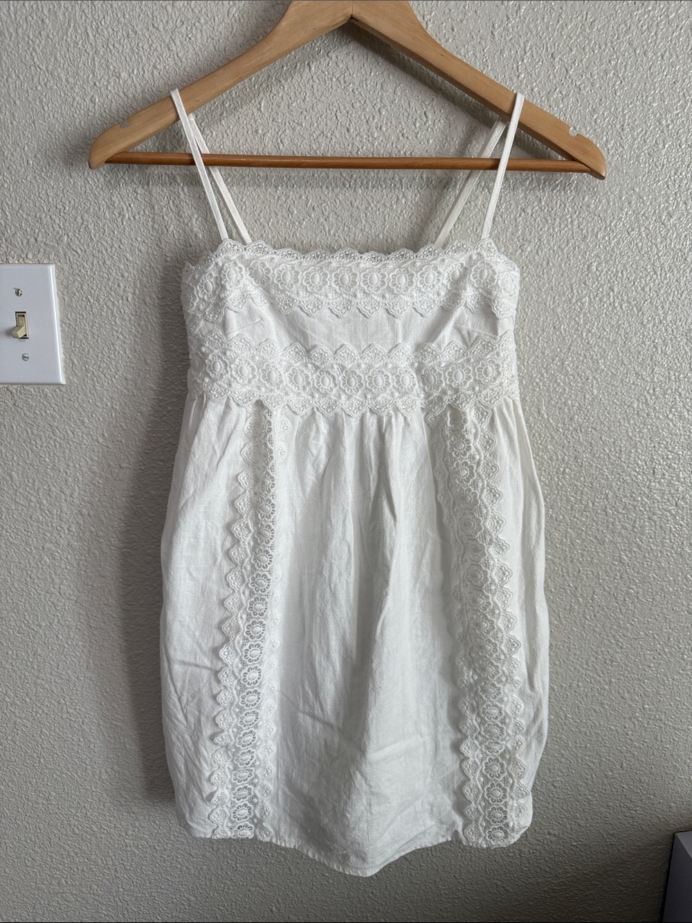 Altar'd State White Lace Mini Sundress